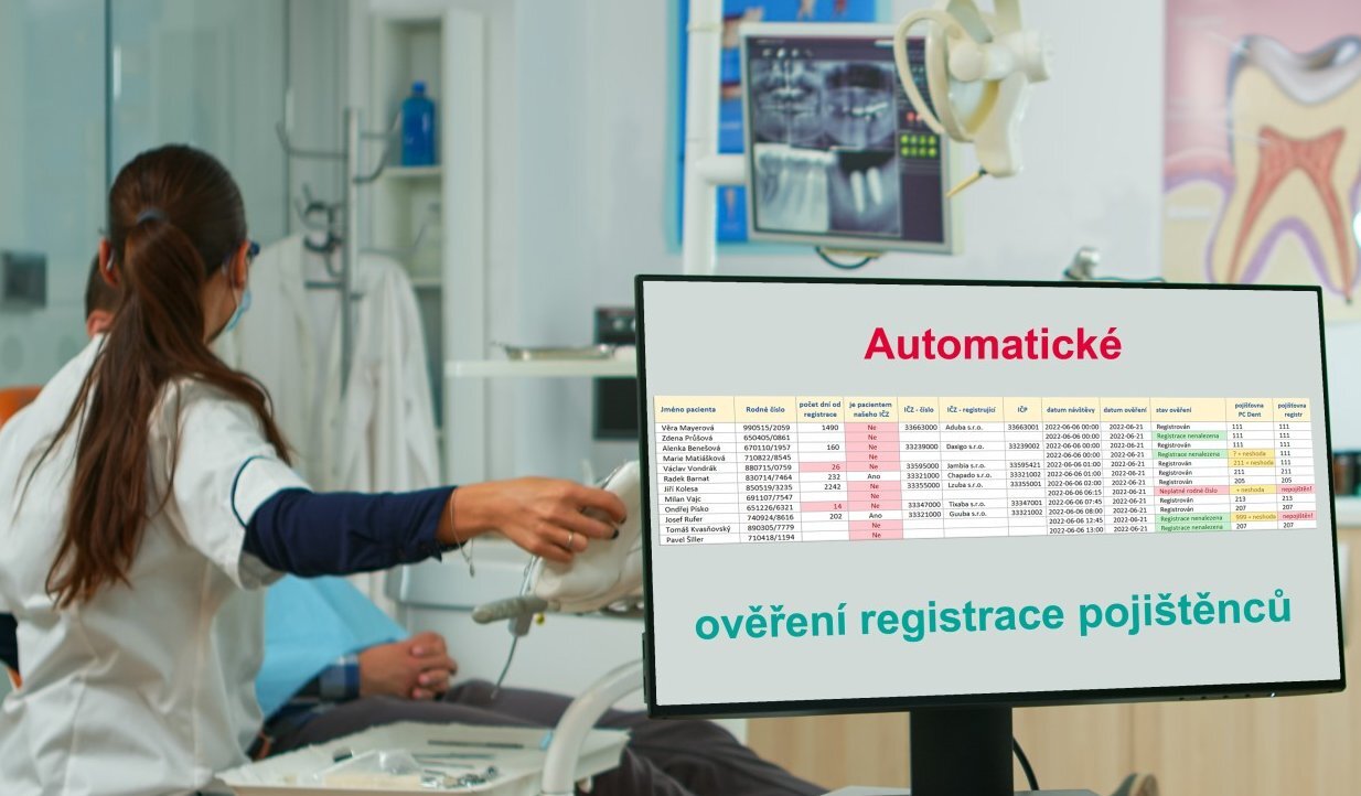 Ověření registrace pacientů